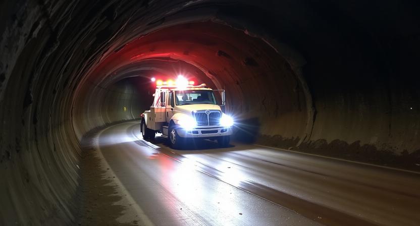 underground tow truck