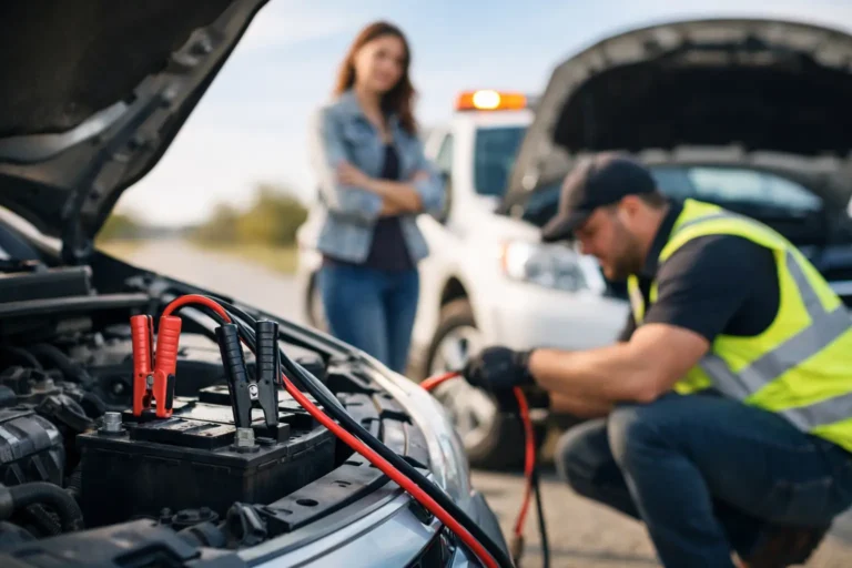 Dead Car Battery Roadside Help Fast