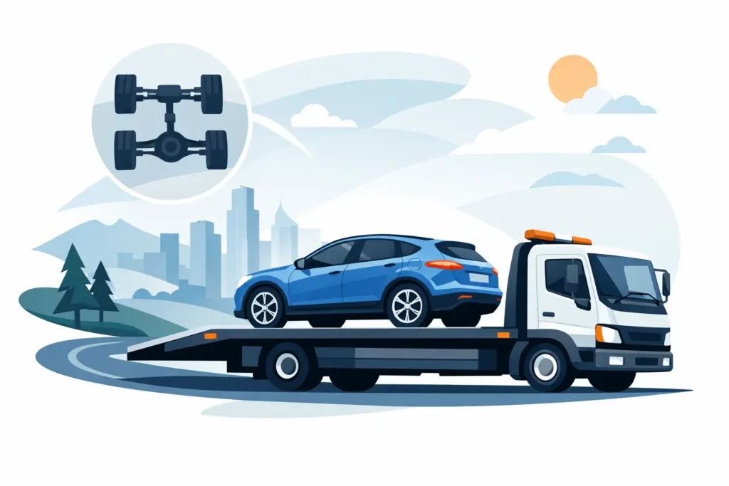 Flatbed Towing for All Wheel Drive Cars