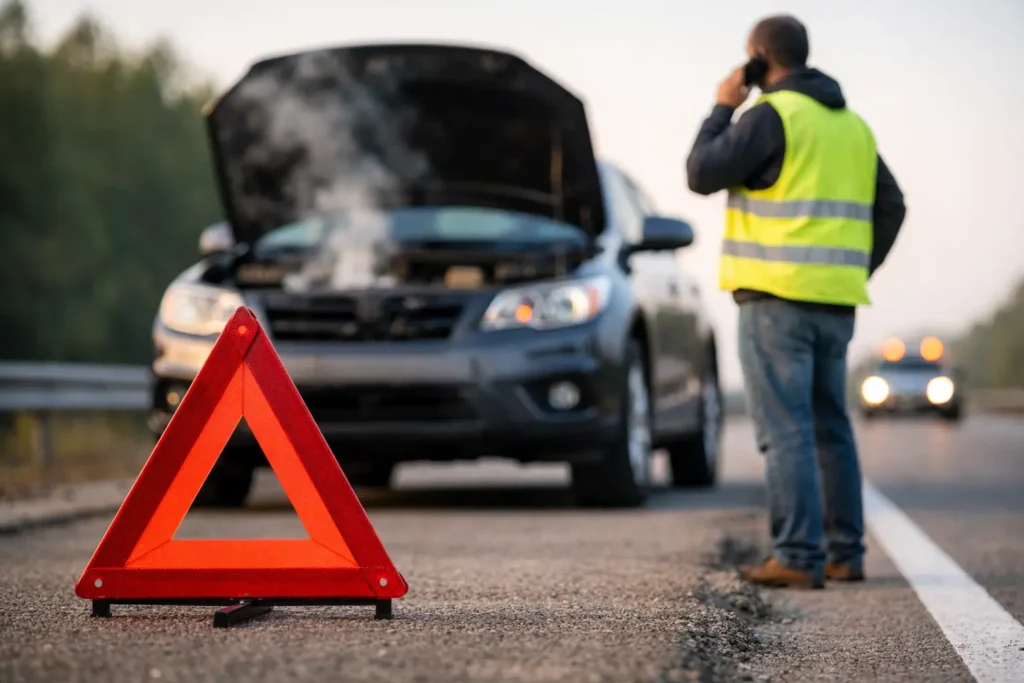How to Stay Safe Roadside After a Breakdown