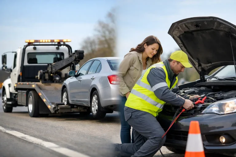 Tow Truck Versus Roadside Assistance