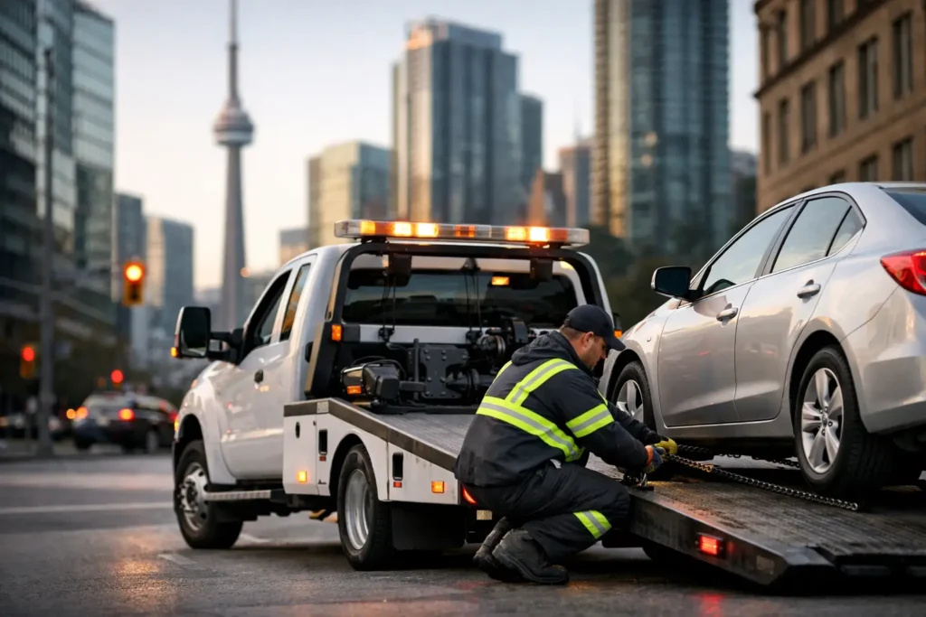 Downtown Toronto Tow Truck When Minutes Matter