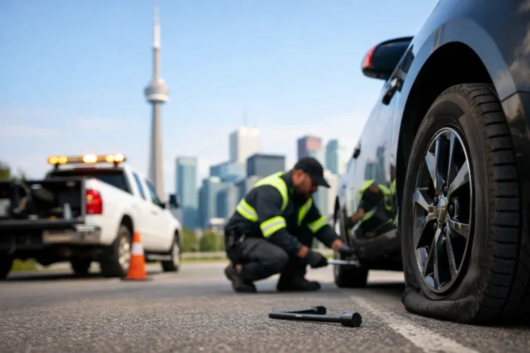 Flat Tire Roadside Toronto: Fast Help