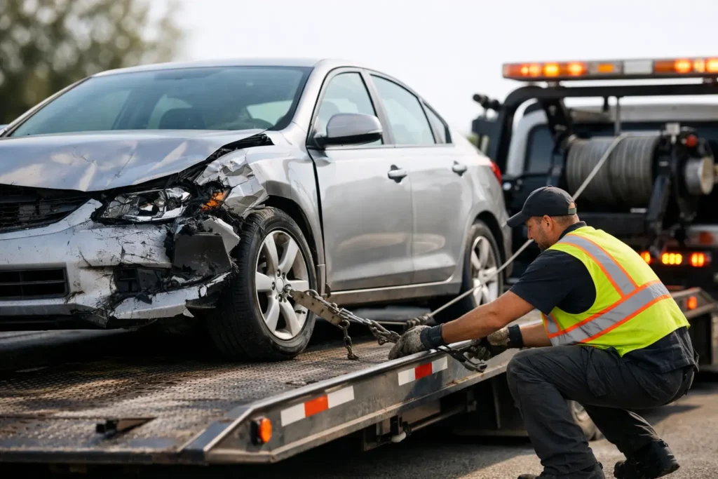 A Guide to Towing a Damaged Vehicle Safely