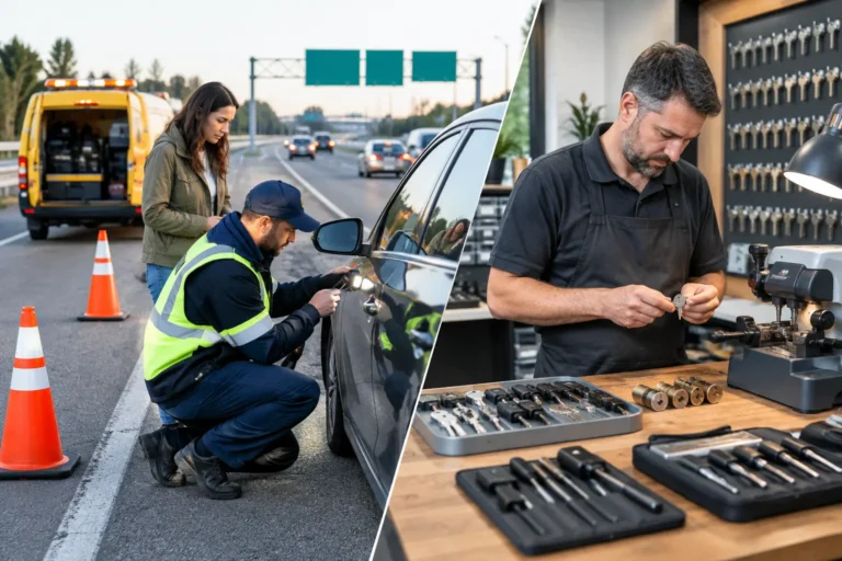 Roadside Lockout Versus Locksmith Service Compared