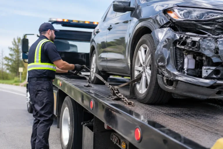 What the Collision Towing Process Looks Like