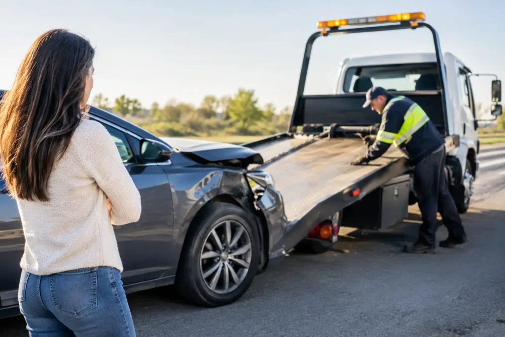 Who Pays Accident Towing Fees After a Crash?